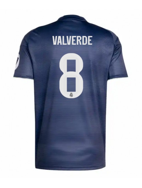 Muži Futbalové oblečenie Real Madrid Federico Valverde #8 2025-26 Krátky Rukáv - Preč Muži Futbalové oblečenie Real Madrid Federico Valverde #8 2025-26 Krátky Rukáv - Preč
